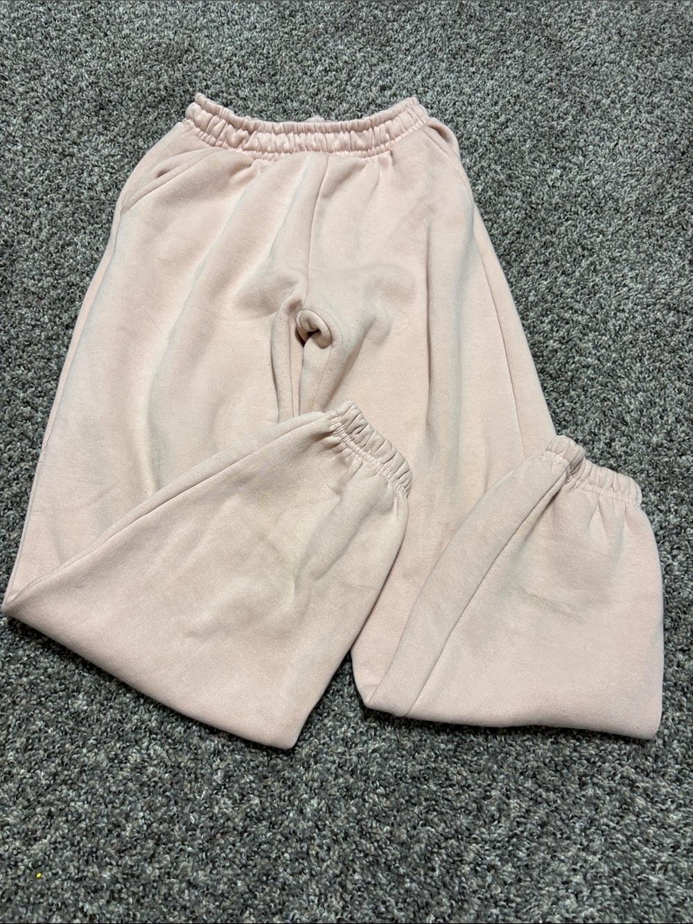 Zara Kids Soft Pink Fleece Joggers